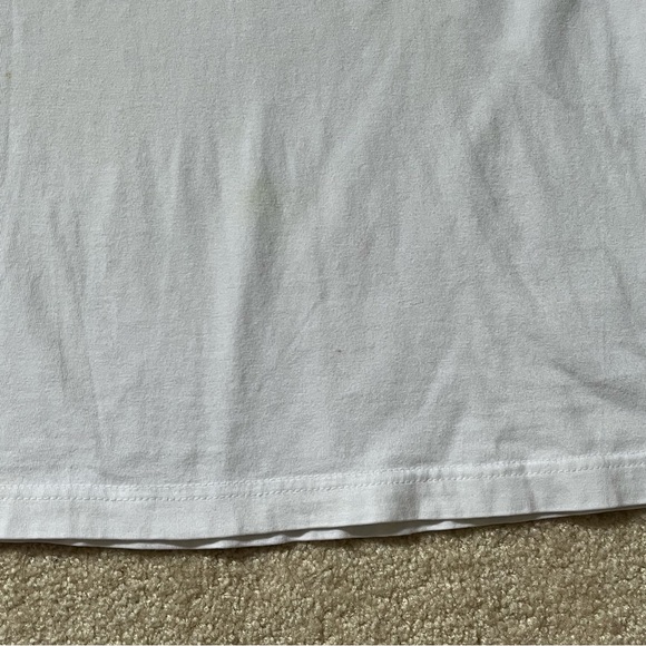 VINTAGE Looney Tunes Shirt Adult Small White Tweety Bird Embroidered Henley Mens - Picture 11 of 13